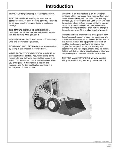 john deere 675b manual